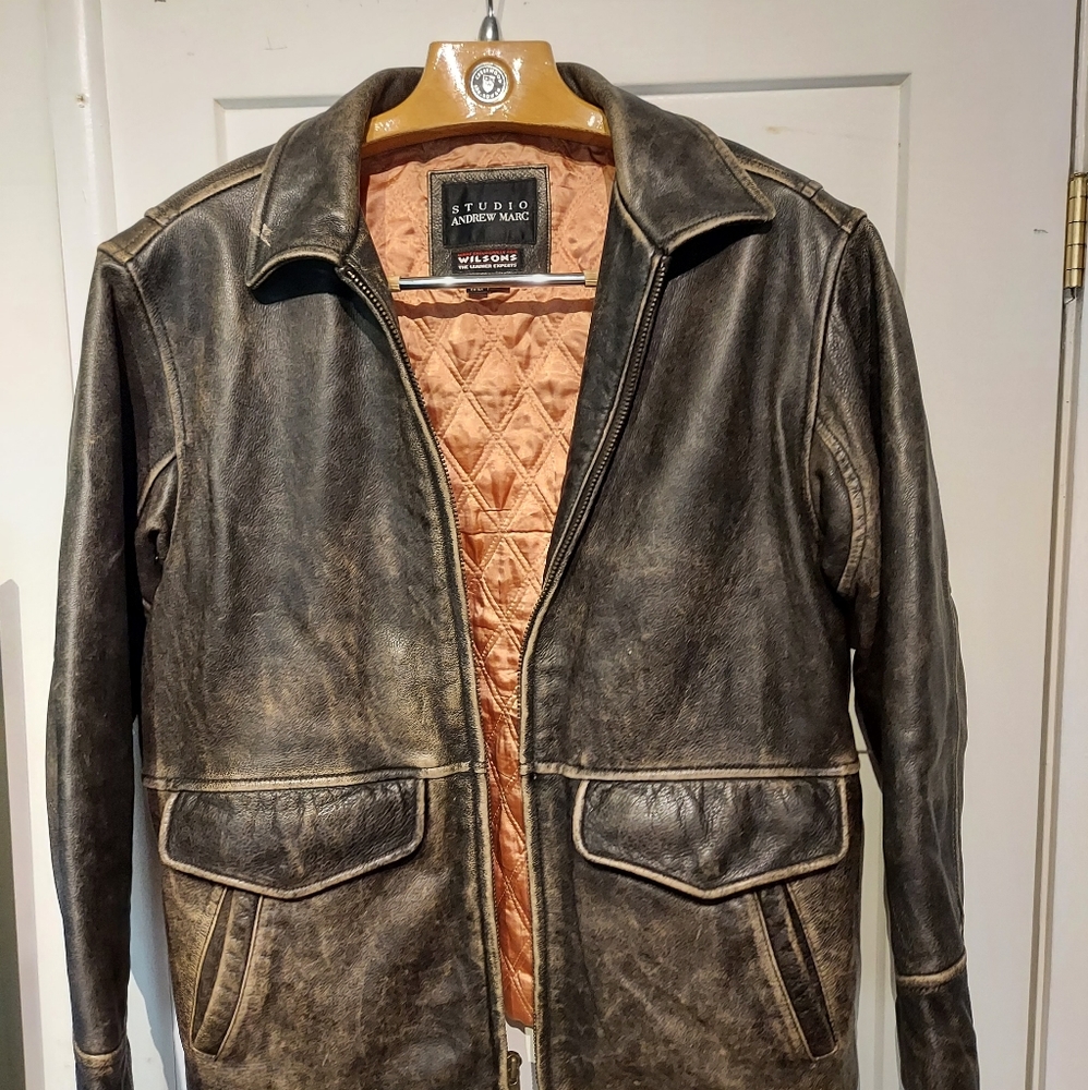 Wilson studio Andrew Marc leather jacket